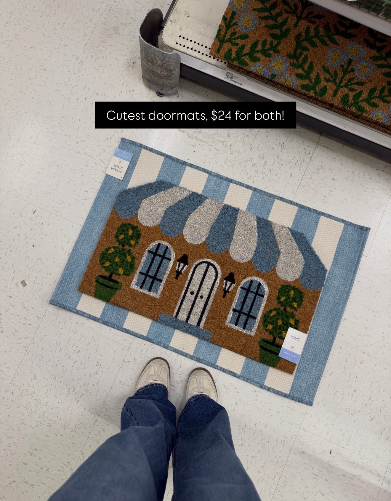 The cutest doormat and accent rug 😍 I love the blue!

#LTKHome