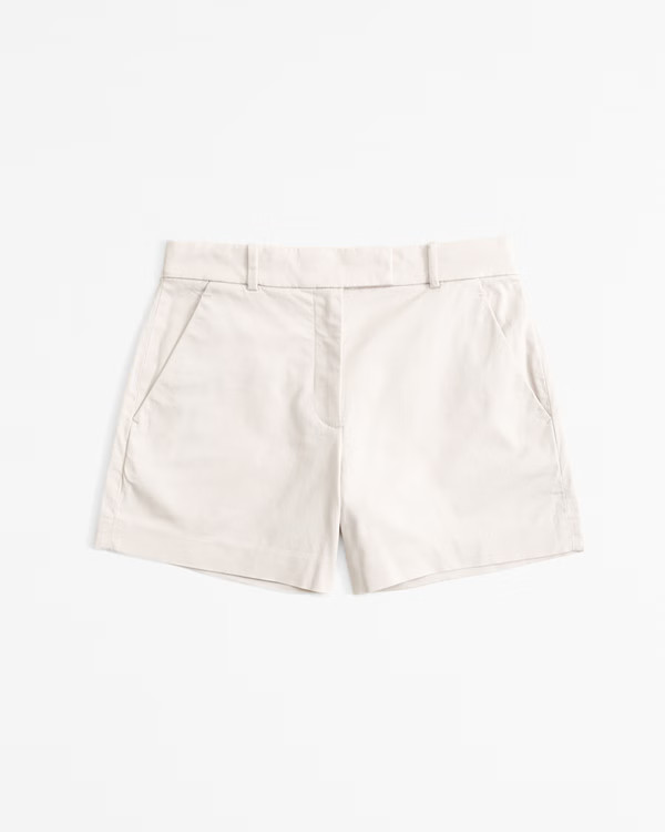 Women's High Rise Tailored Short | Women's Bottoms | Abercrombie.com | Abercrombie & Fitch (US)
