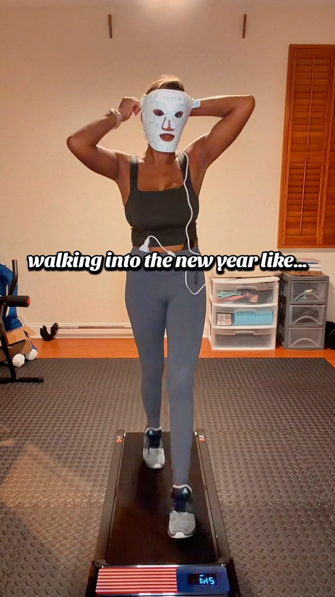 Walking into the new year like… prioritizing myself ✨

My walking pad and @omniluxled skincare mask are linked here to shop! 

#omniluxled #selfcare #newyear2026 #newyeargoals #skincare 

#LTKHome #LTKBeauty #LTKU