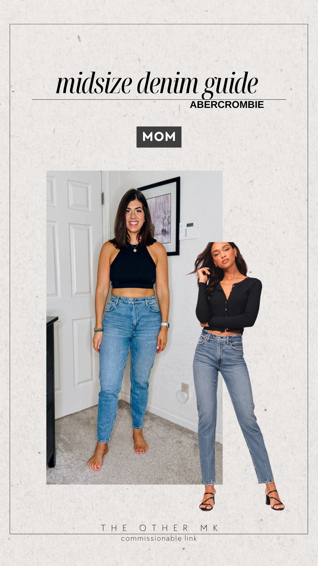 Abercrombie denim sale- code DENIMAF
In a 29 long curve in the mom straight jeans 

#LTKNYFW #LTKSaleAlert #LTKOver40