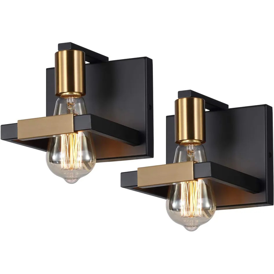 Industrial indoor wall lights black wall lamps for bedrooms | Bed Bath & Beyond