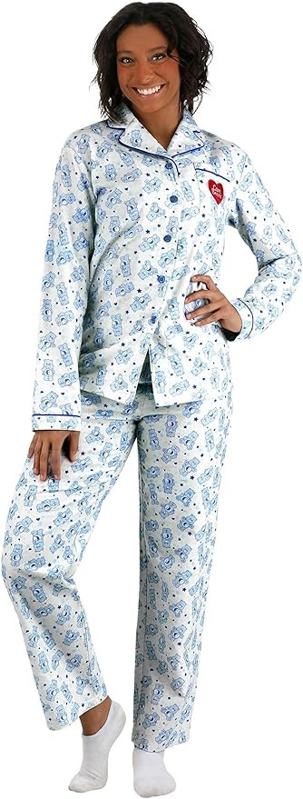 Bedtime Bear Care Bears Adult Pajama Set | Amazon (US)