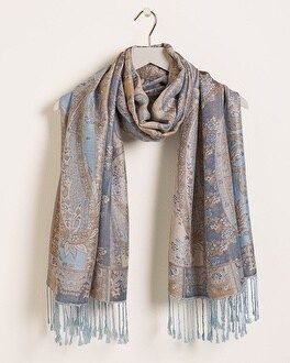 Paisley-Print Oblong Scarf | Chico's