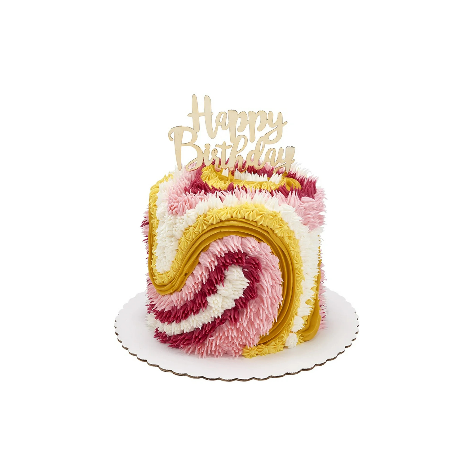 Pink Shag Barrel Cake | Walmart (US)