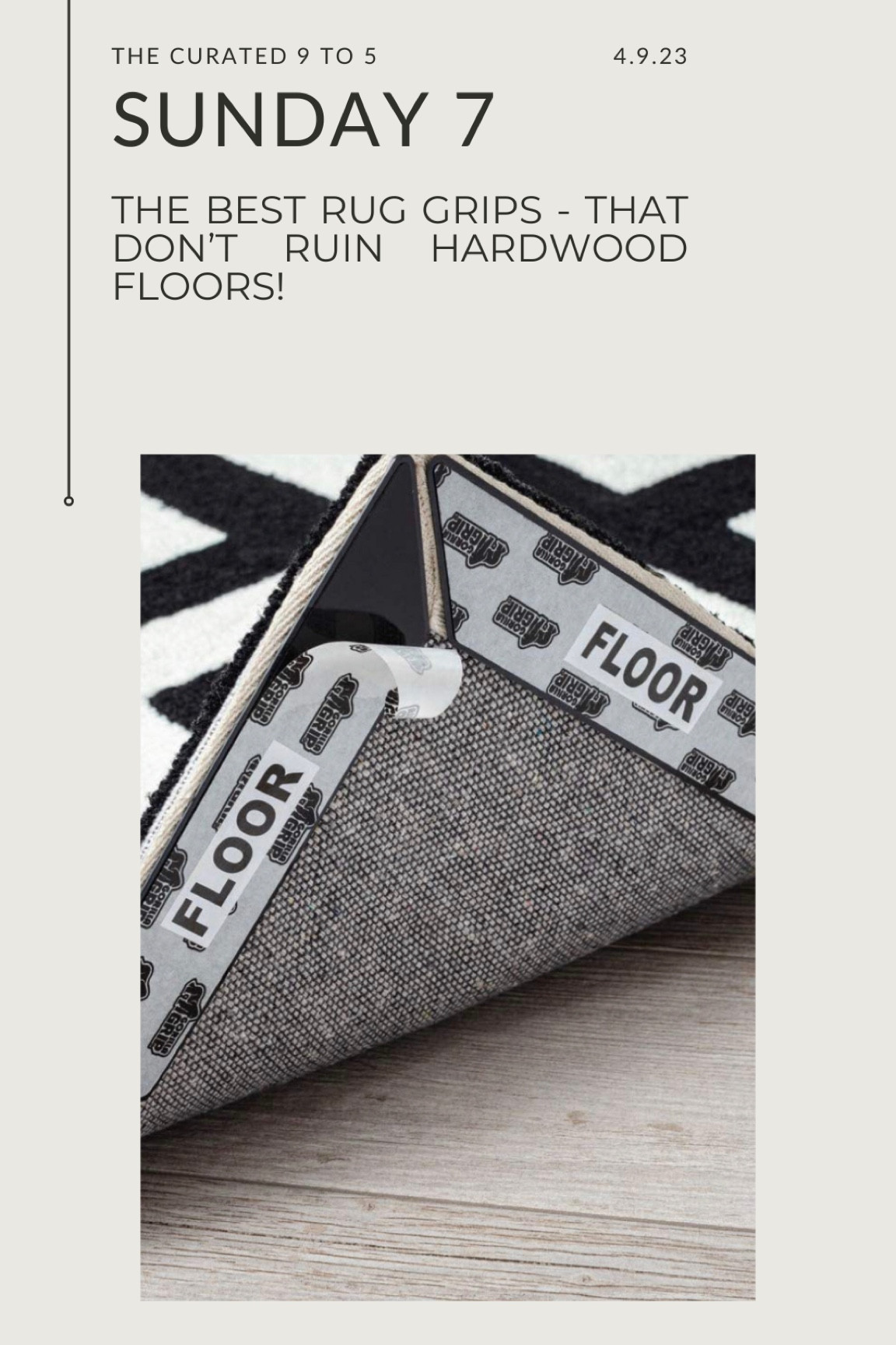 Sunday 7, Amazon find, home find, best rug patches to secure rug to hardwood floor or tile, repurchase, rug gripper, gorilla grip

#LTKhome #LTKunder50