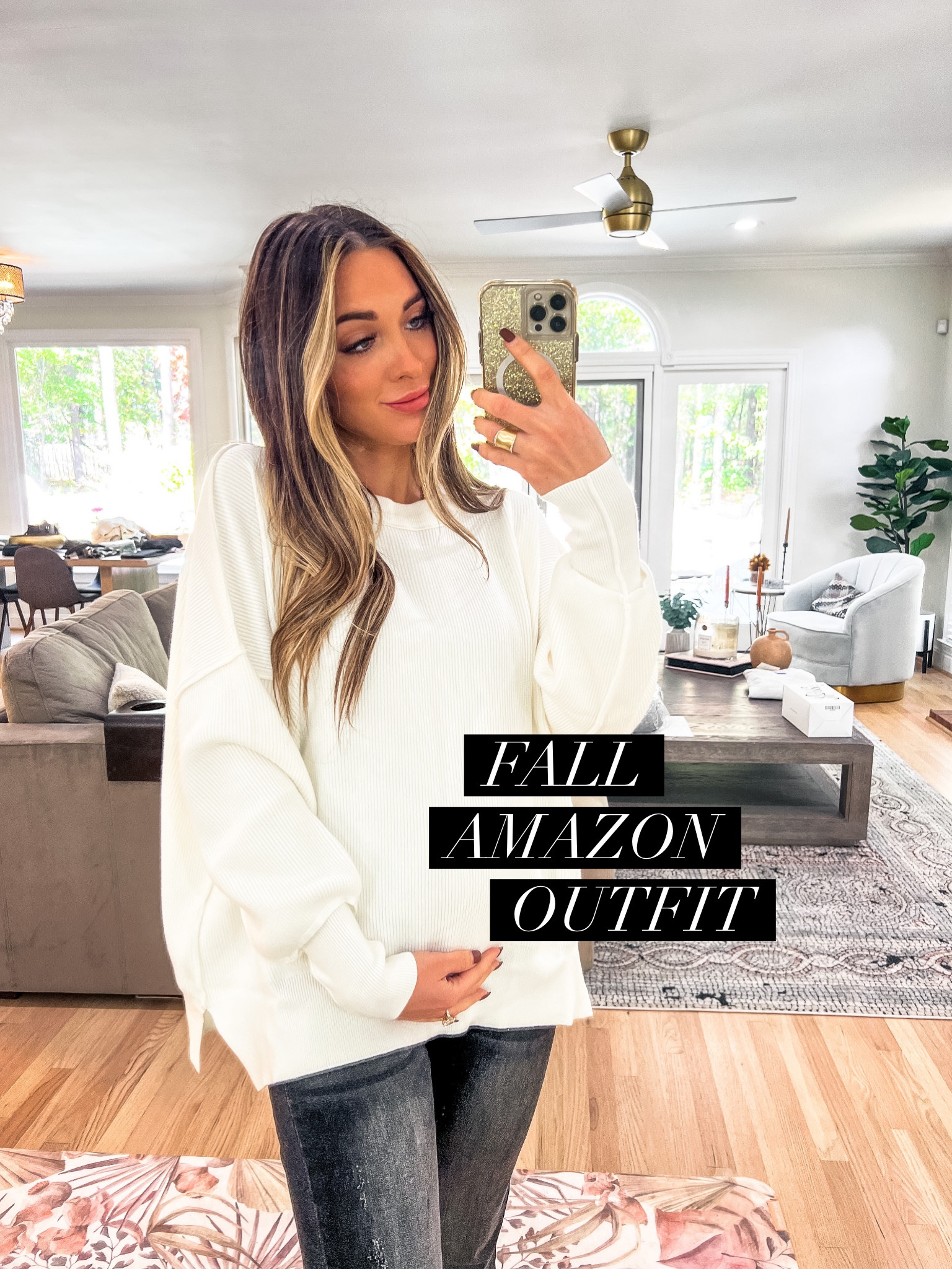 Amazon Women Crewneck Batwing Sleeve Oversized Side Slit Ribbed Knit Pullover Sweater Top comes in multiple color options 

#LTKsalealert #LTKstyletip #LTKunder50