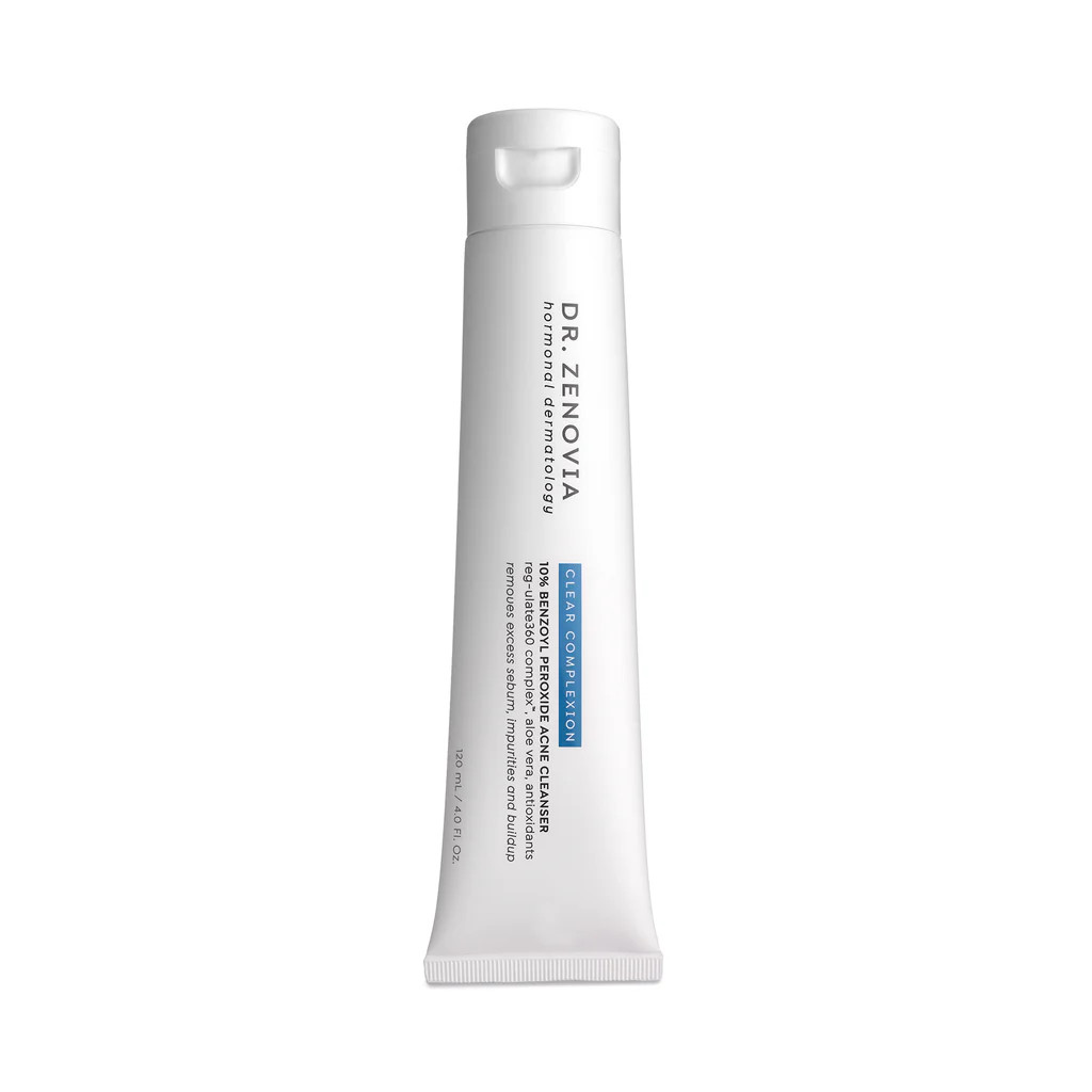 10% Benzoyl Peroxide Acne Cleanser | Dr. Zenovia Hormonal Dermatology