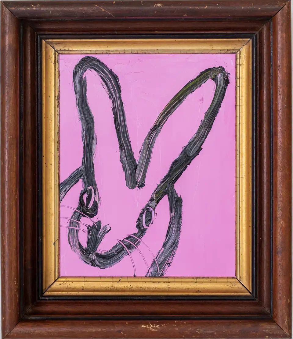 Hunt SlonemAudrey 5 - gestural rabbit painting by Hunt Slonem2020 | 1stDibs
