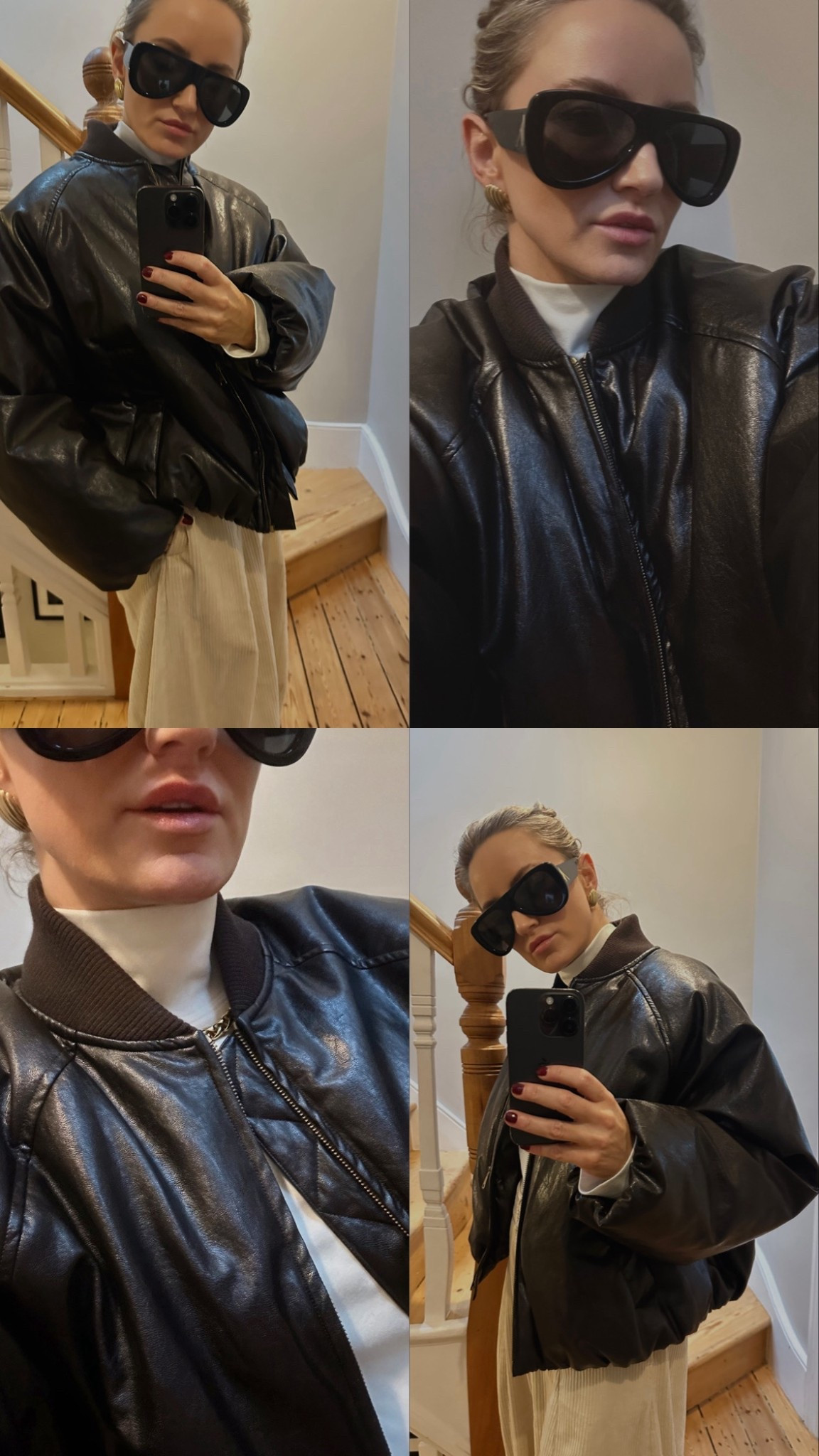Dream chocolate leather bomber from Max Mara Weekend #ootd #weekendstyle #winterstyle #outfitinspo

#LTKwinter #LTKuk #LTKautumn
