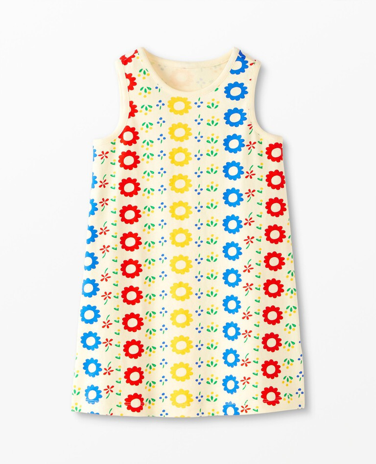 Sleeveless Print Tank Dress | Hanna Andersson