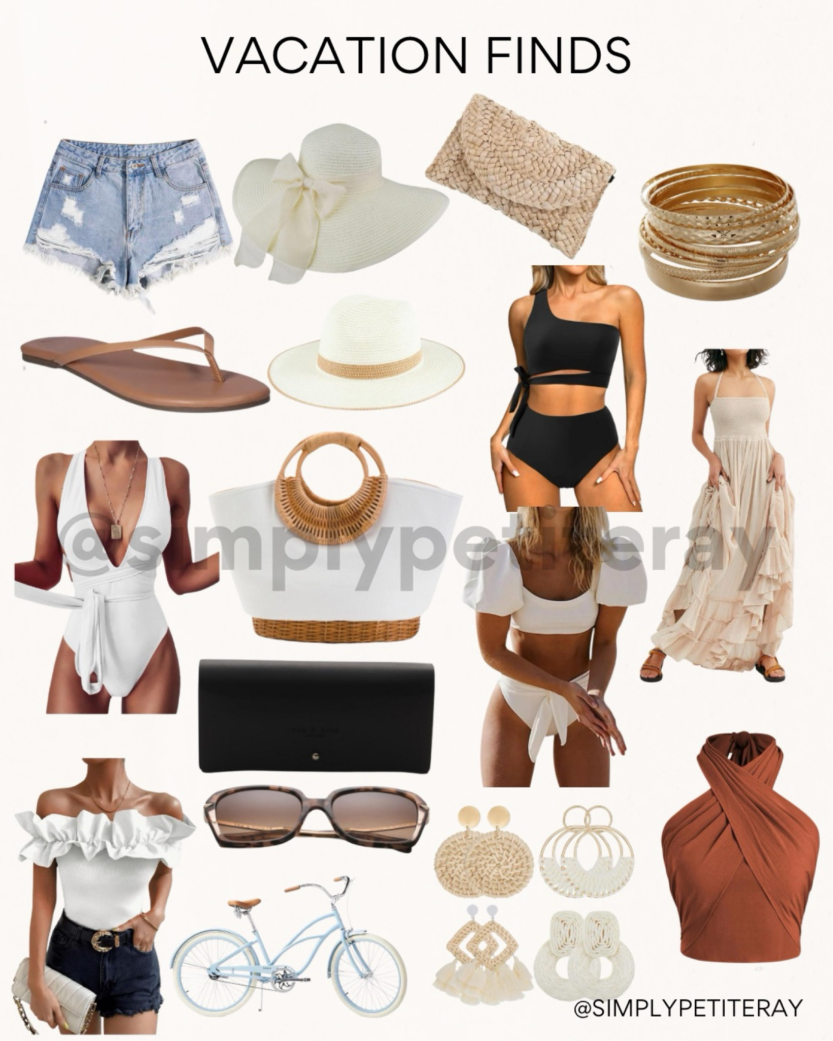 Vacation outfit inspo you need! These stylish and affordable finds are perfect for your next getaway—think breezy dresses, chic swimsuits, and must-have accessories. Pack your bags and get ready to turn heads!

#VacationStyle #ResortWear #BeachOutfits #TravelWardrobe #SummerFashion #ChicAndAffordable #EffortlessStyle #SwimwearStyle #WeekendGetaway #TravelEssentials #ResortChic #SimplyPetiteRay #VacationVibes
#SpringBreak

#LTKTravel #LTKSwim #LTKSeasonal