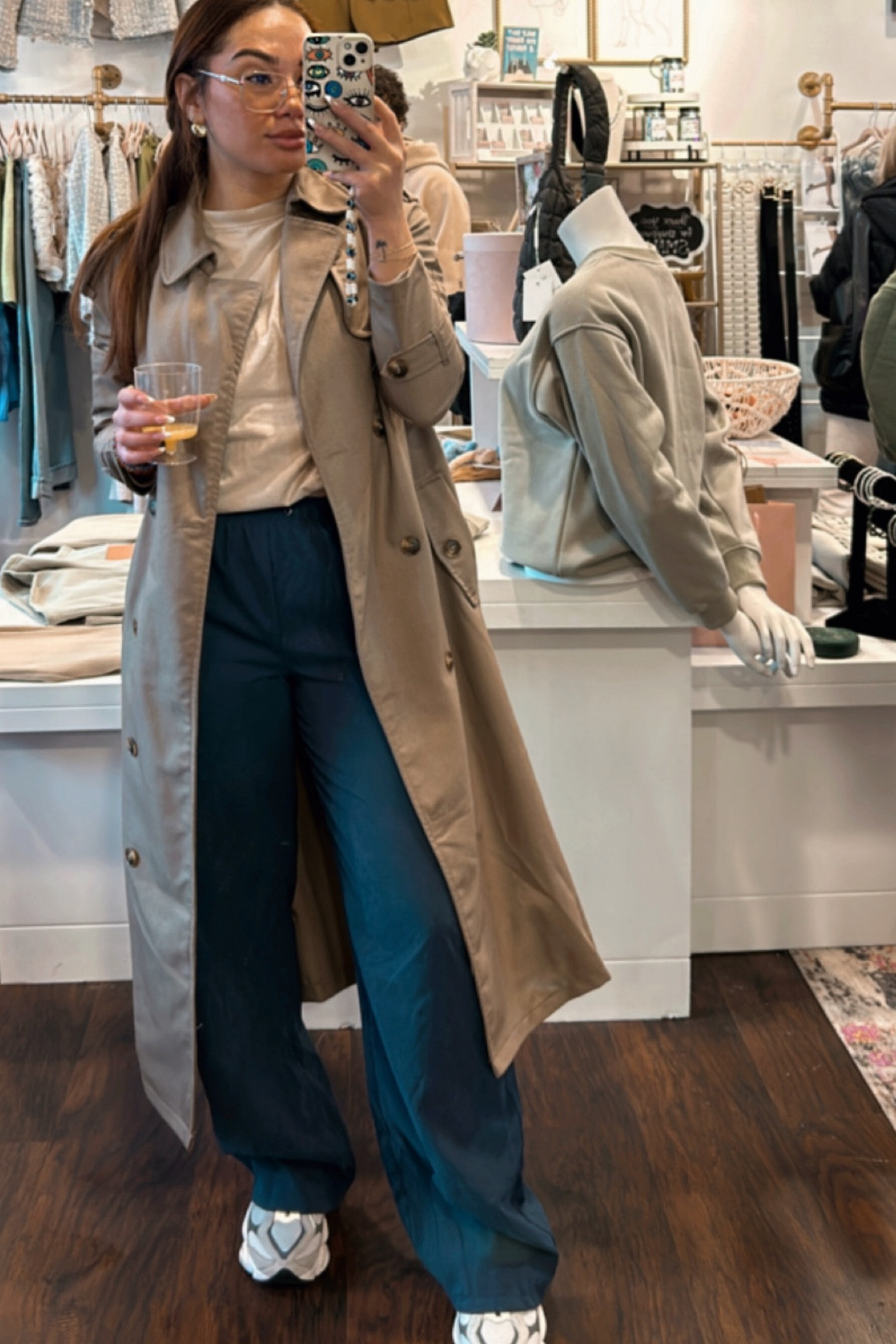 Petite trench coat - the color was a little different than pictured but great fit! Ordered Size US 2

#LTKfindsunder50 #LTKSeasonal #LTKstyletip