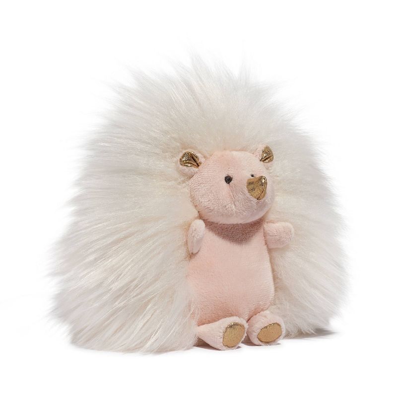 FAO Schwarz 6" Sparklers White Gold Hedgehog Toy Plush | Target