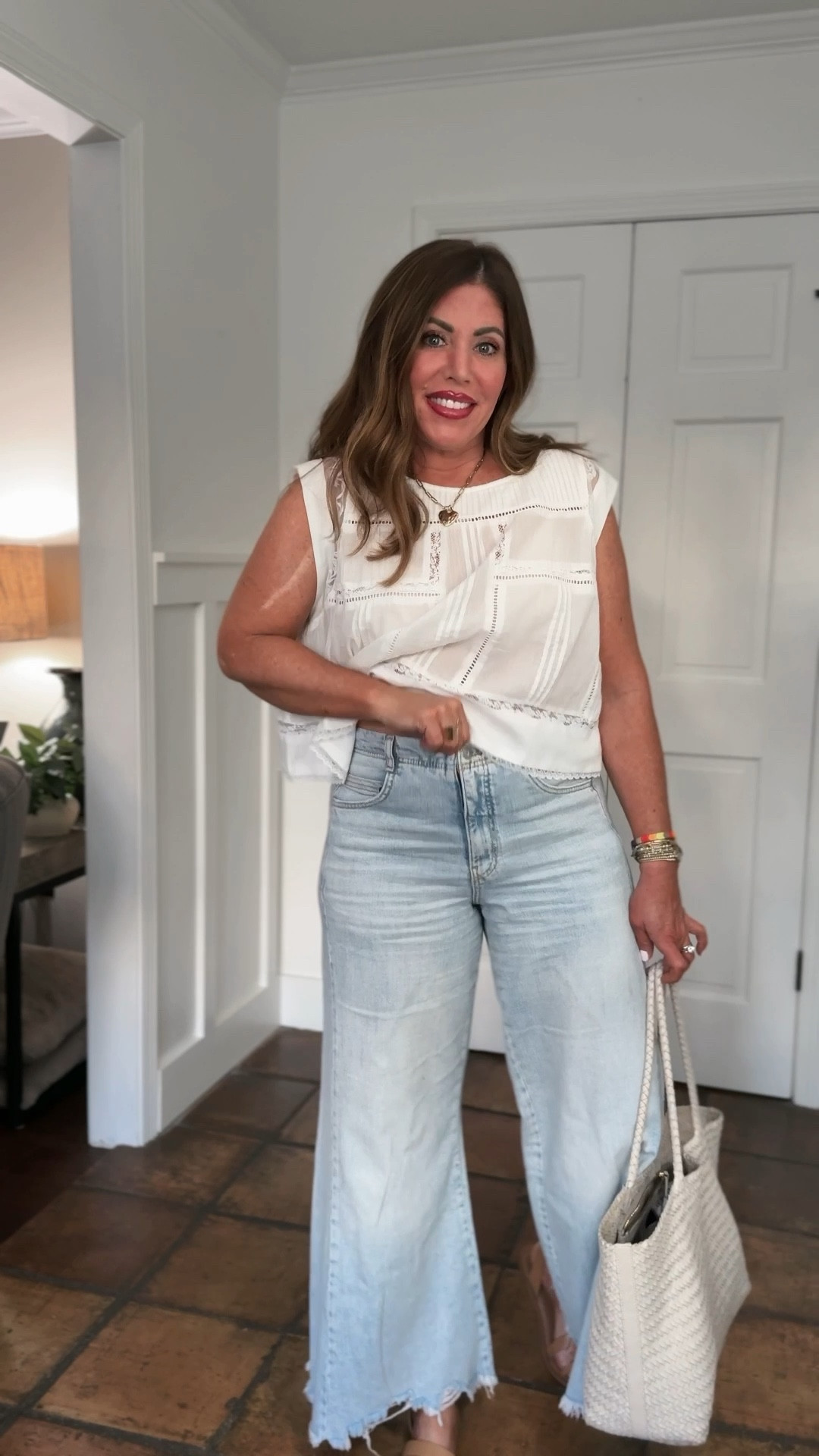 On sale up to 50% off and as low as $23 
The best denim for spring and summer! Classic styles, elevated styles, barrel leg, wide leg, distressed, bootcut crop leg, striped, paper bag, cargo, and more! The cutest pieces that are so comfy and so flattering!!

I’m wearing a size 29/8 in all
Bottoms and a medium in all of the tops.




#LTKootd #LTKSaleAlert #LTKOver40