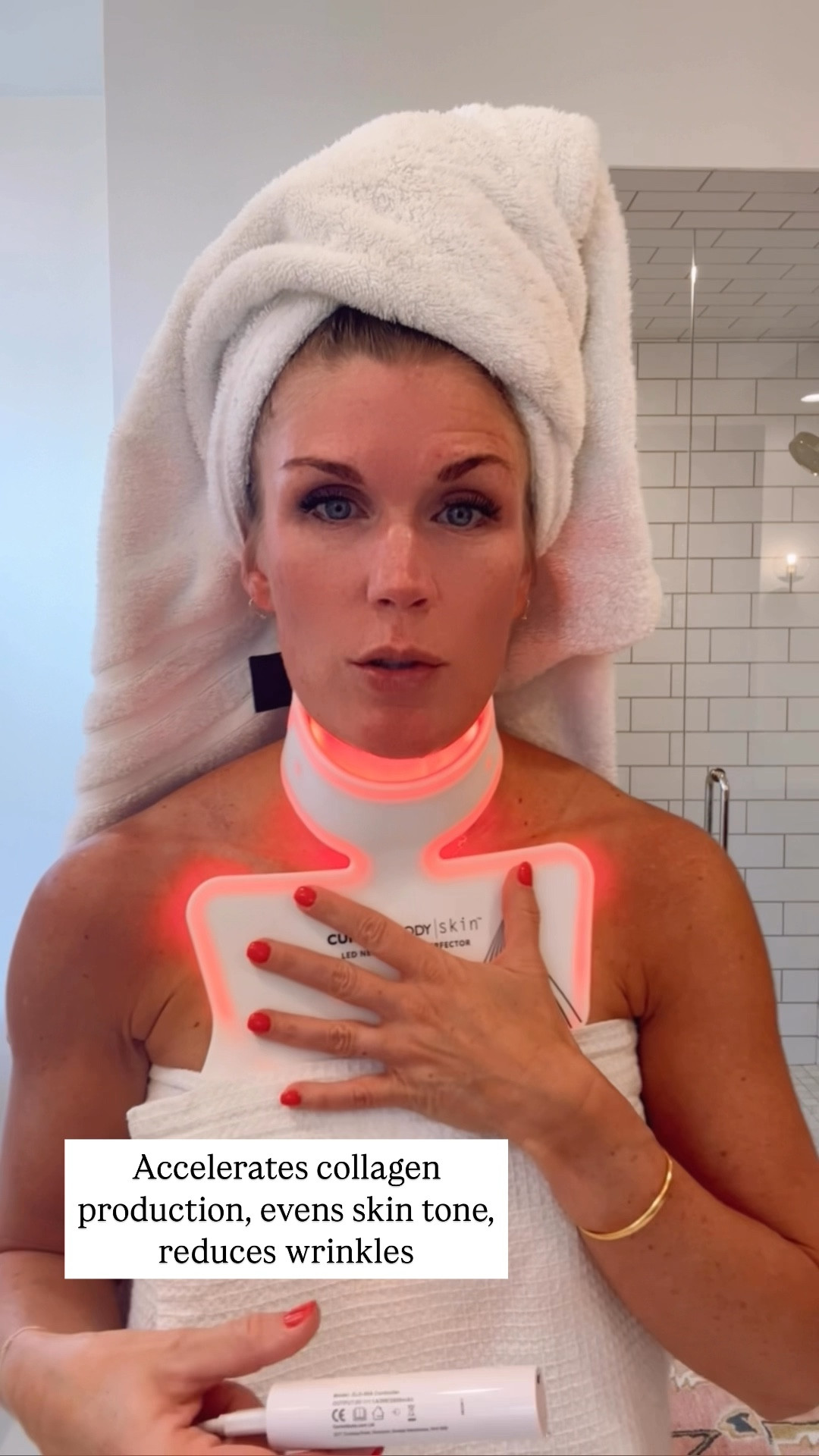 Aging in reverse with the LED Neck & Décolletage from @currentbody 

Use code GINAWYNN for 10% off! 

#LTKWatchNow #LTKOver40 #LTKBeauty
