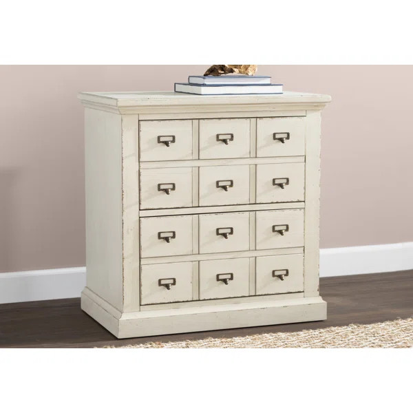 Vintage White Henrietta 2 Drawer Nightstand (Part number: 269DC88396B04340BCB24FA5344EB25F) | Wayfair North America