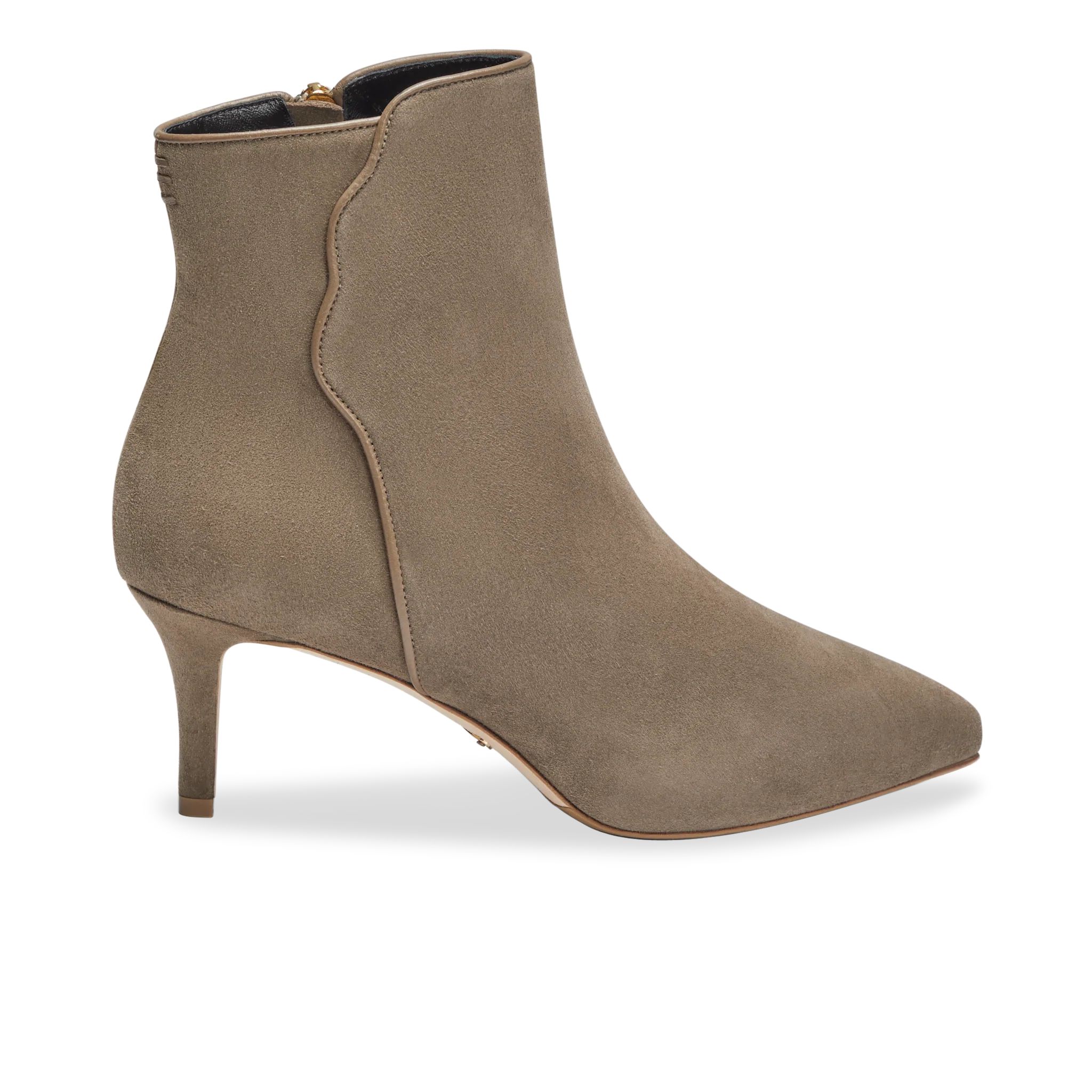 Perfect Dress Bootie 60 | Taupe Suede | Sarah Flint | Sarah Flint