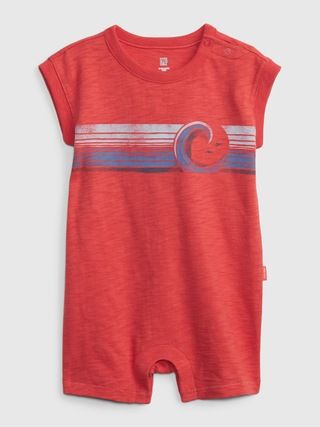 Baby Graphic Shorty One-Piece | Gap (US)