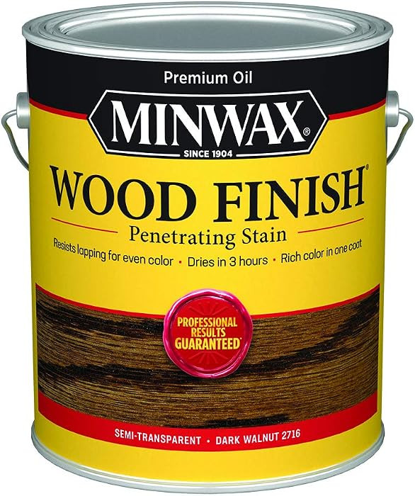 Minwax 710810000 Wood Finish 250 VOC Compliant, Dark Walnut Stain, Gallon | Amazon (US)