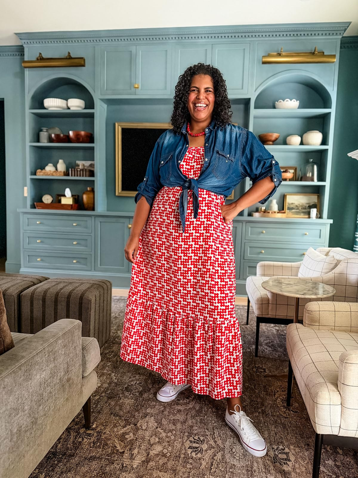 Casual summer to fall fit. Wearing size xxl in dress. Nice and lightweight. #amazonfashion #newarrivals 

 #LTKootd #LTKSeasonal #LTKPlusSize