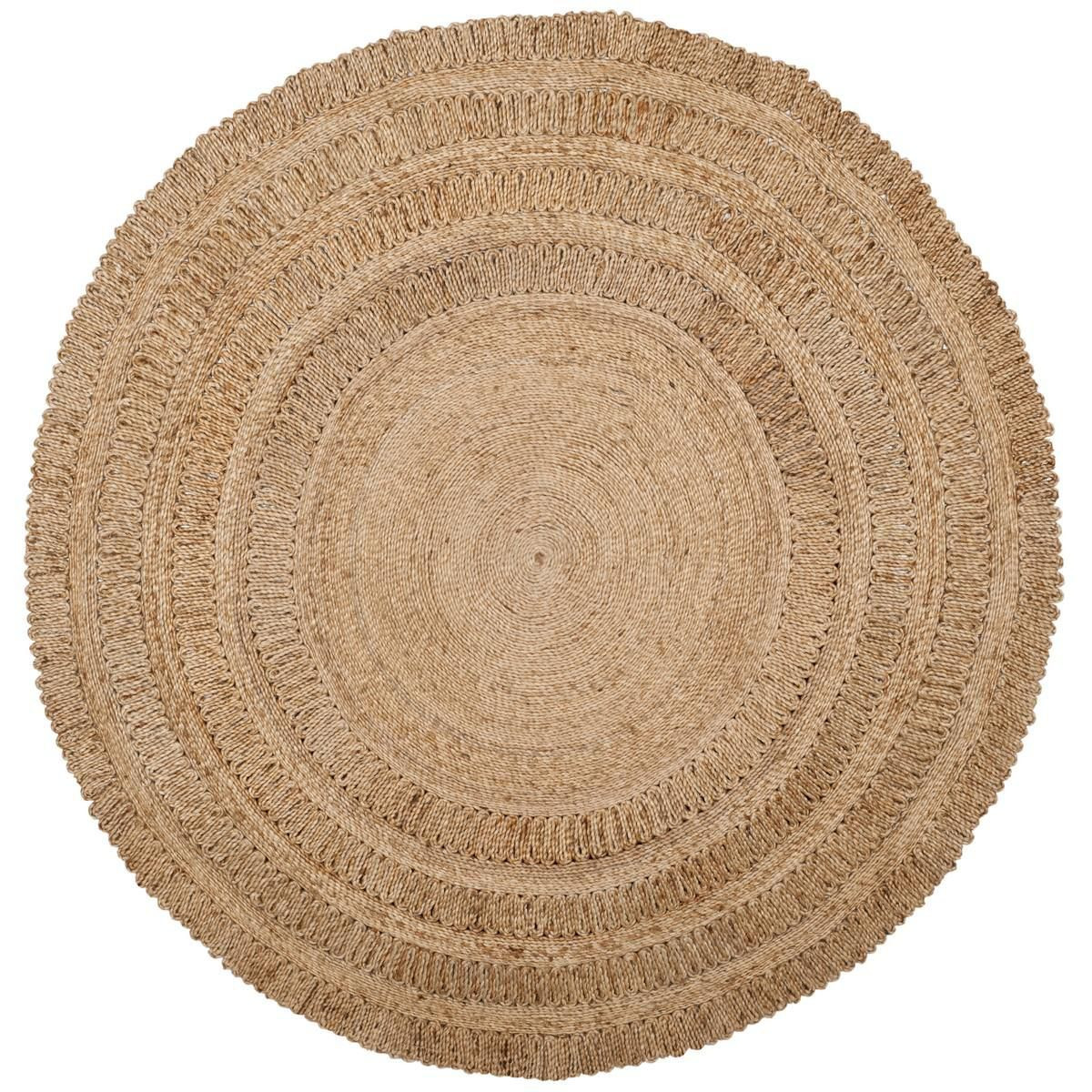 Natural Fiber NF356 Hand Woven Indoor Area Rug - Natural - 6' Round - Safavieh | Target