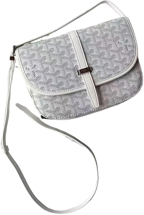 Vintage Inspired Saddle Bag for Women - Printed Pattern Crossbody Purse with Adjustable Strap, PU... | Amazon (US)