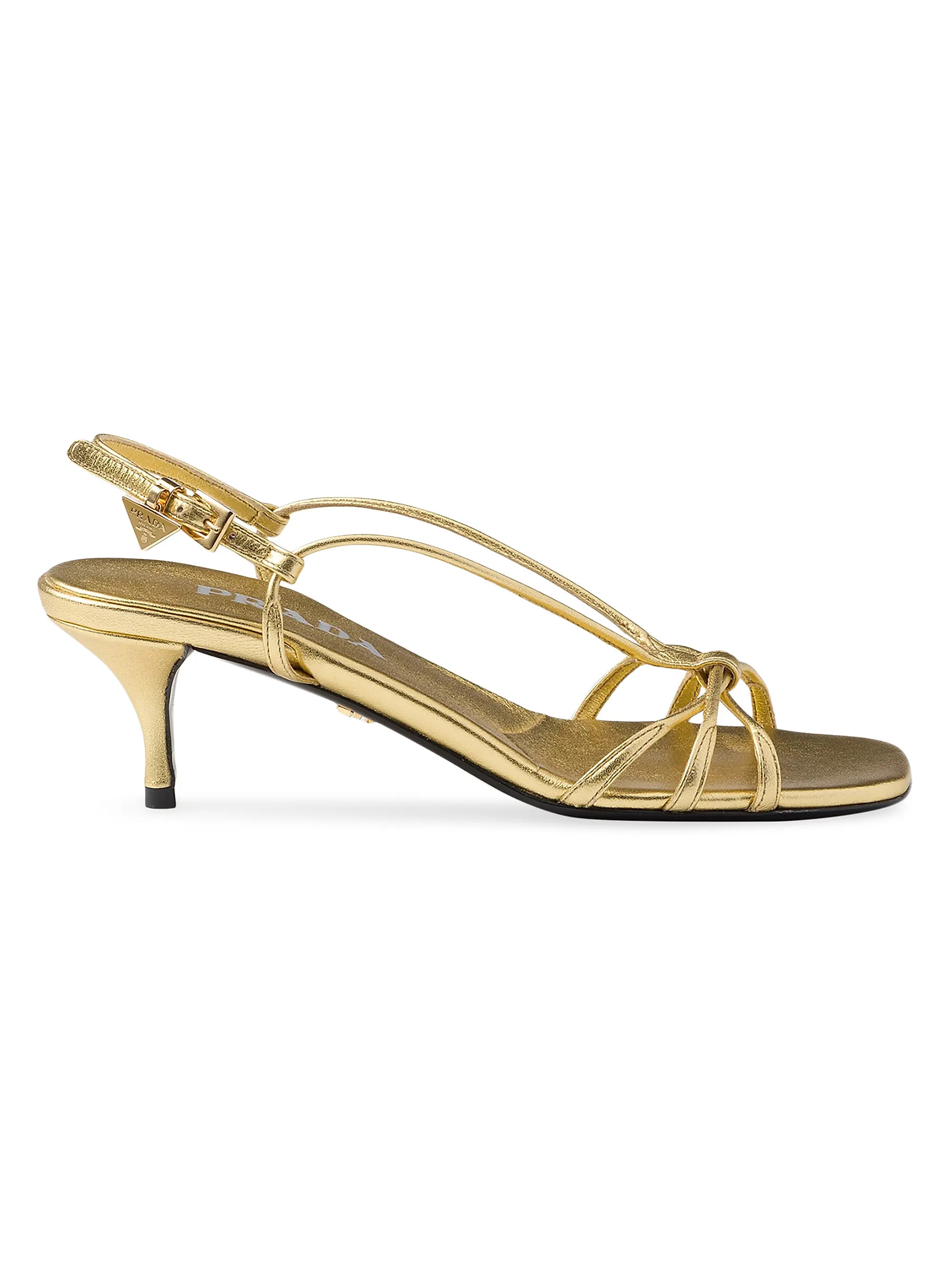 Mordoré Nappa Leather Heeled Sandals | Saks Fifth Avenue