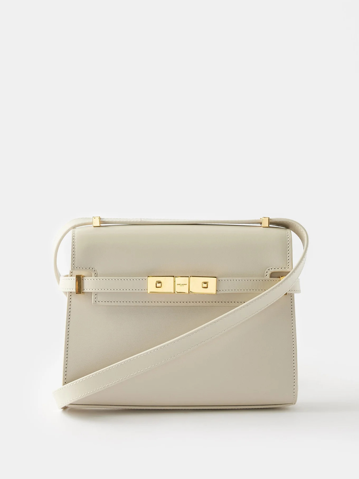 Manhattan mini leather cross-body bag | Saint Laurent | Matches (UK)