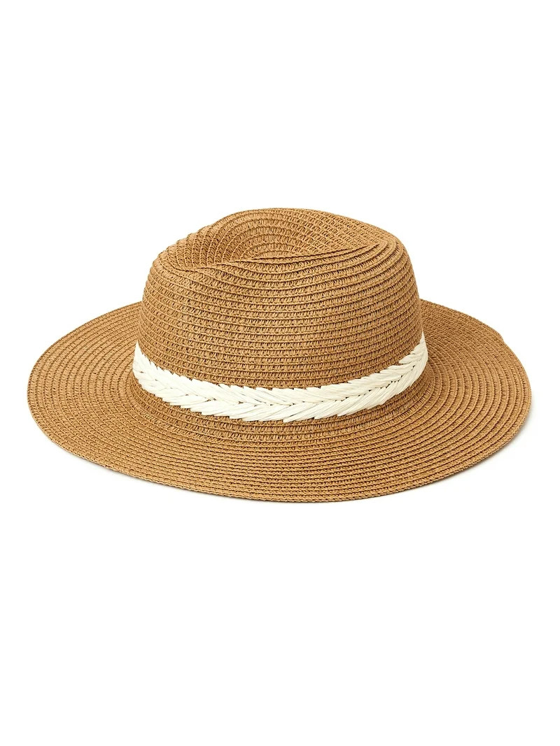 Time and Tru Women's Embroidered Fedora Hat | Walmart (US)
