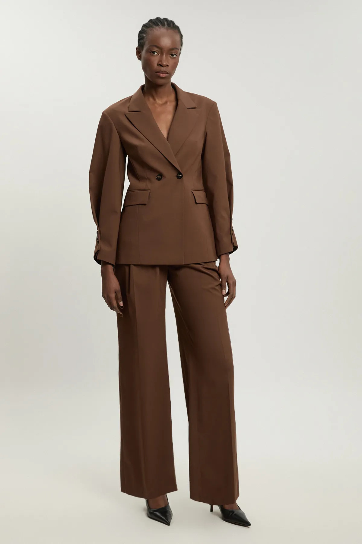 Tailored Straight Leg Cigarette Trouser | Karen Millen