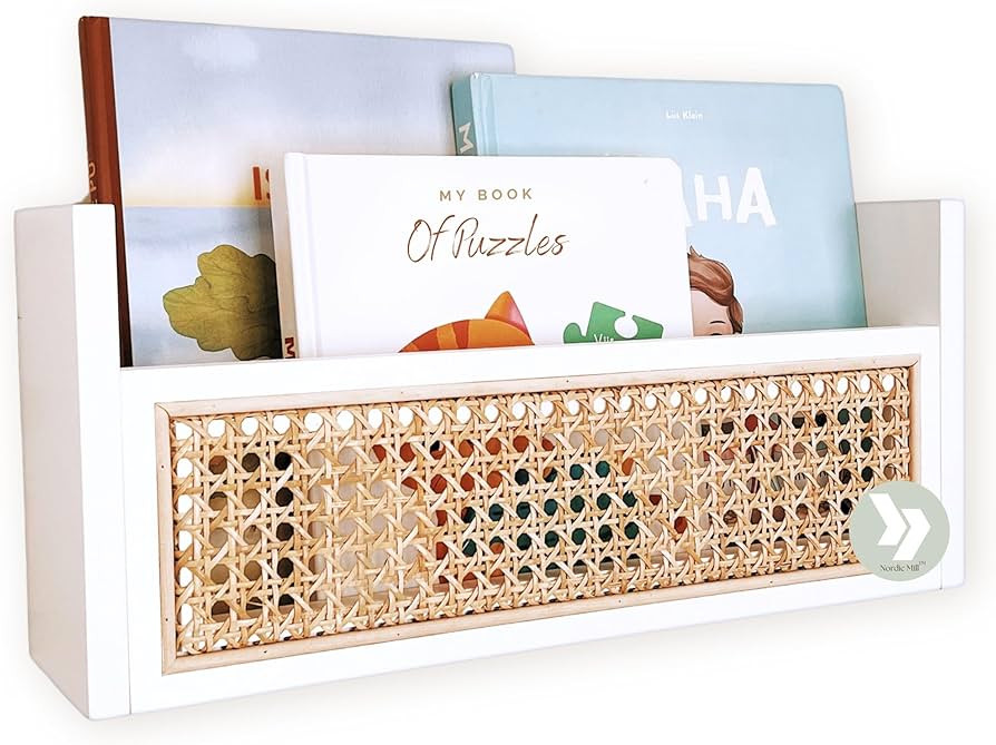 Rattan Wall Shelf - Rattan Shelf not Plastic Wicker Shelves Organizer for Wicker Wall Shelf Organ... | Amazon (US)