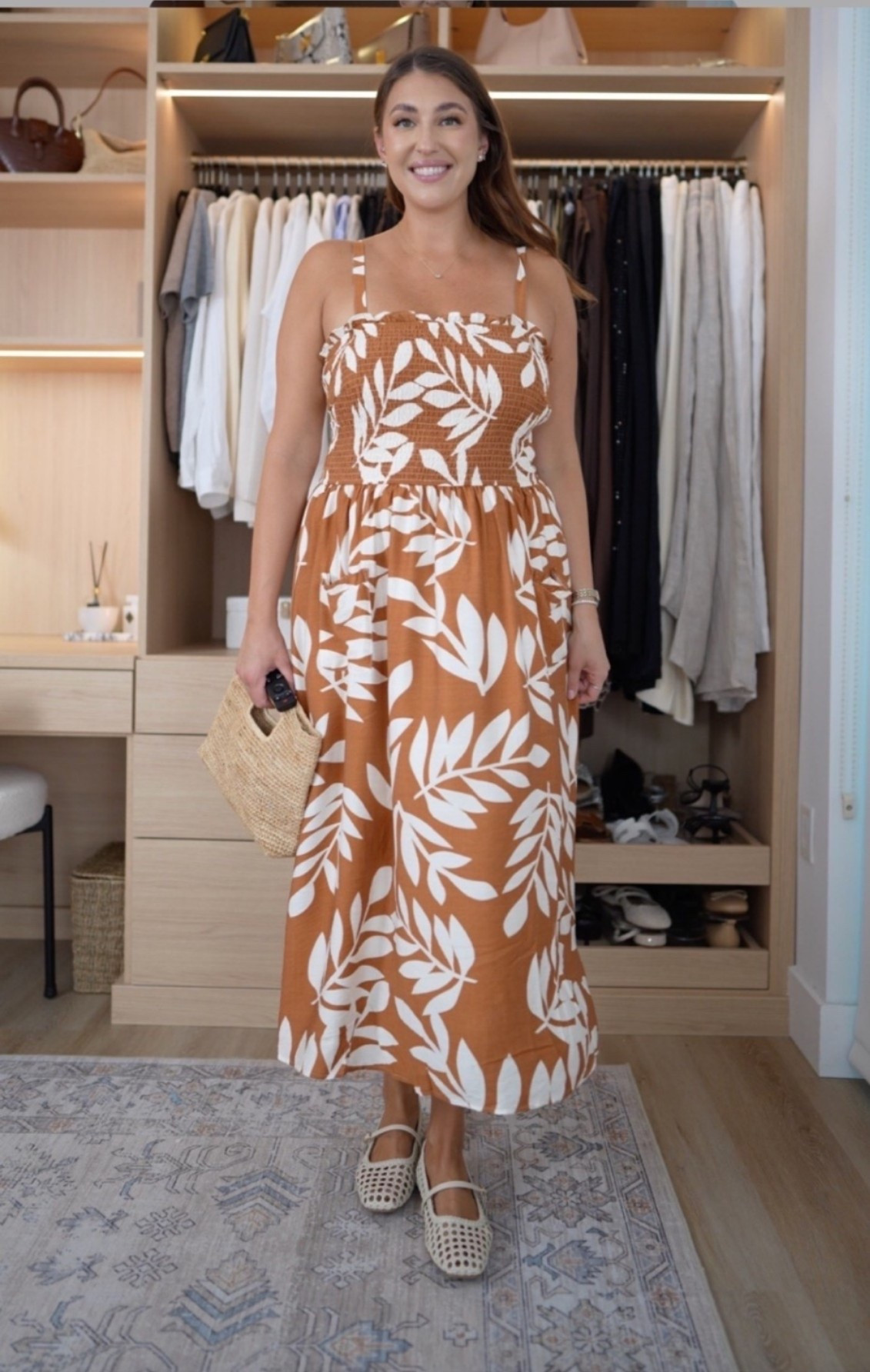 Statement dress season 🤎

Printed maxi dress, vacation dress, resort wear, summer dress, tropical print dress, beach vacation outfit, vacation style, brown and white dress, midi maxi dress, summer fashion, woven ballet flats, resort fashion, feminine style, travel outfit, LTK finds.

#LTKWedding #LTKTall #LTKSeasonal