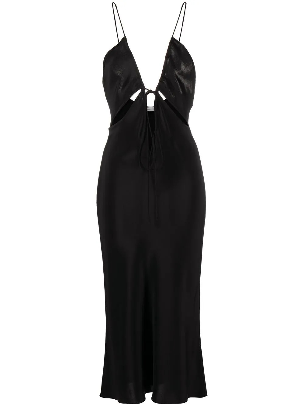Triquetra silk midi dress | Farfetch Global