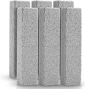 6 Pack Pumice Stone for Toilet Bowl Cleaning, Scouring Stick Remove Toilet Bowl Hard Water Rings,... | Amazon (US)