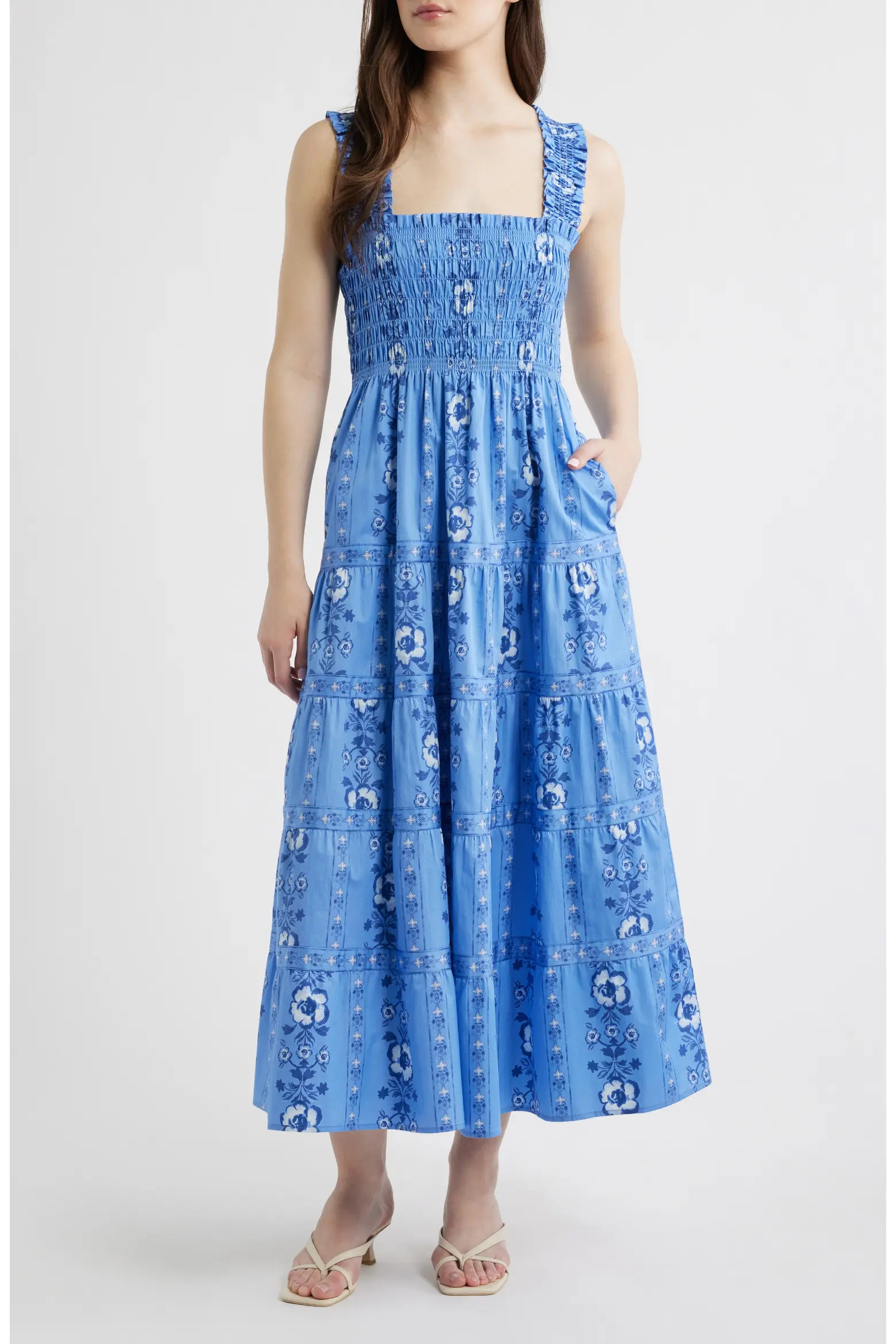 The Kimmy Smocked Sleeveless Maxi Dress (Women) | Nordstrom | Nordstrom