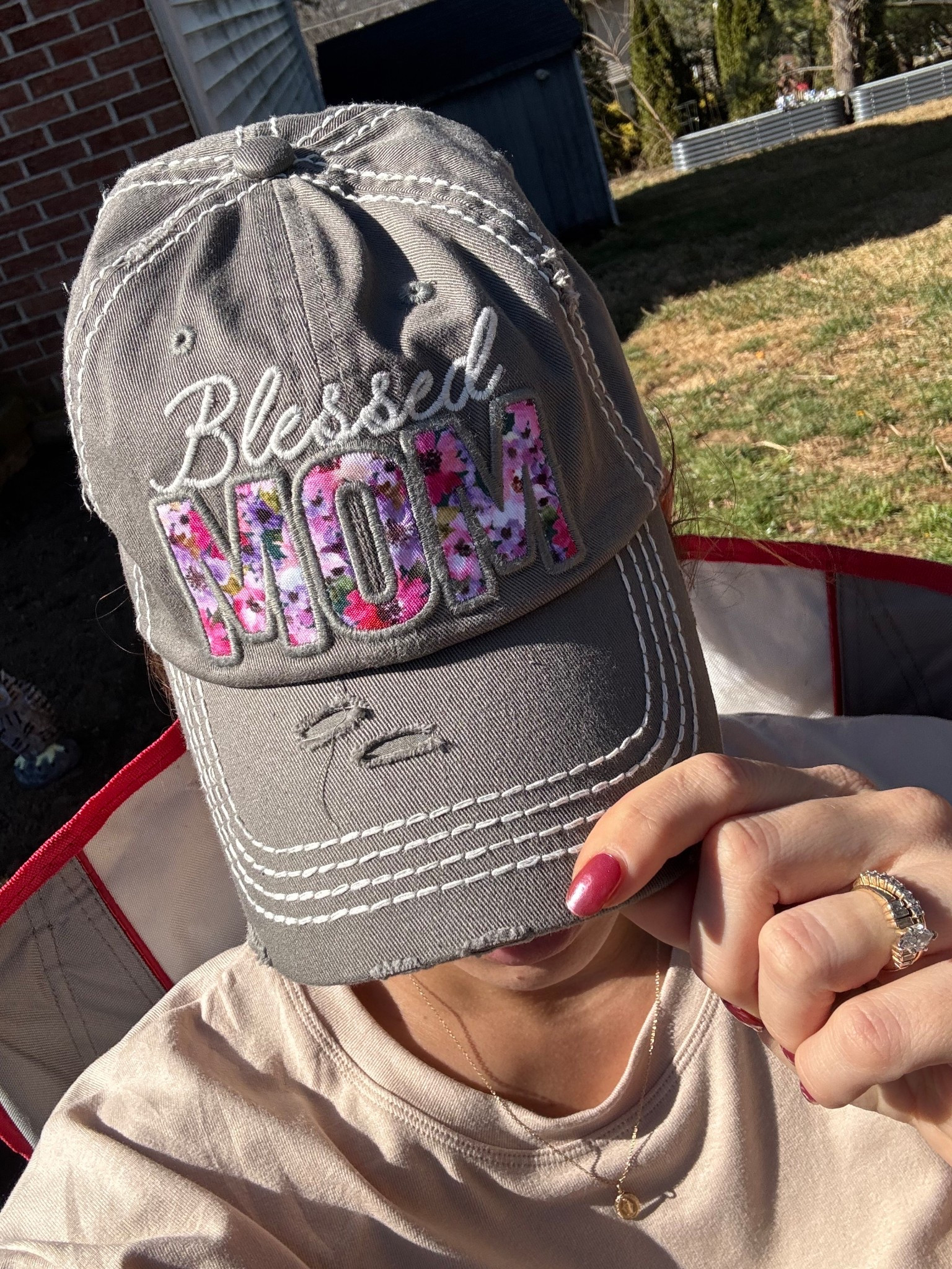 Blessed Mom hat from @funkyjunque 🤍🌸 I’ll be wearing this all year long🙏🏽🤍 
Here are some cute styles that are similar as well as the actual version!

#LTKmomlife #LTKSeasonal