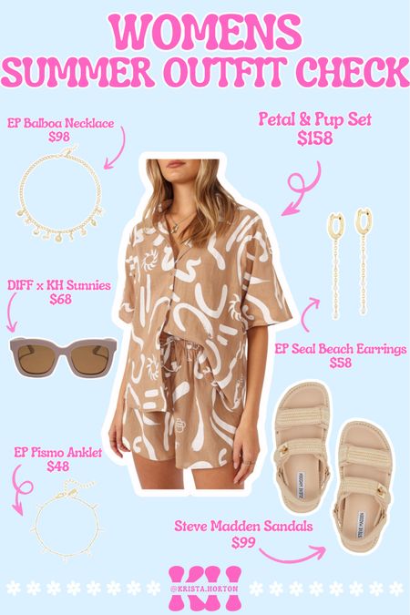 Summer outfit ideas for women!!

Women’s fashion, Nordstrom finds, petal and pup, Steve Madden, women’s sandals, sunglasses for women, summer jewelryy

#LTKSeasonal #LTKStyleTip #LTKItBag