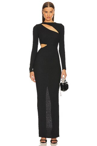 Michael Costello x REVOLVE Cygnus Gown in Black from Revolve.com | Revolve Clothing (Global)