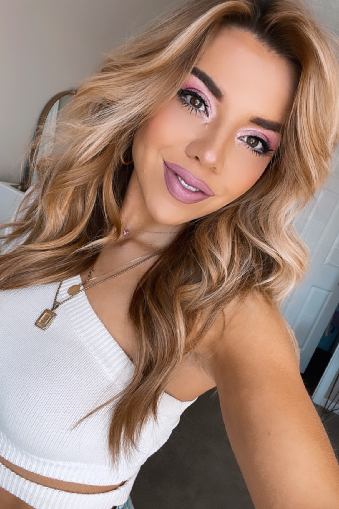 My make up look today 💓 #makeup #pinkmakeup #everydaymakeup

#LTKbeauty #LTKFind