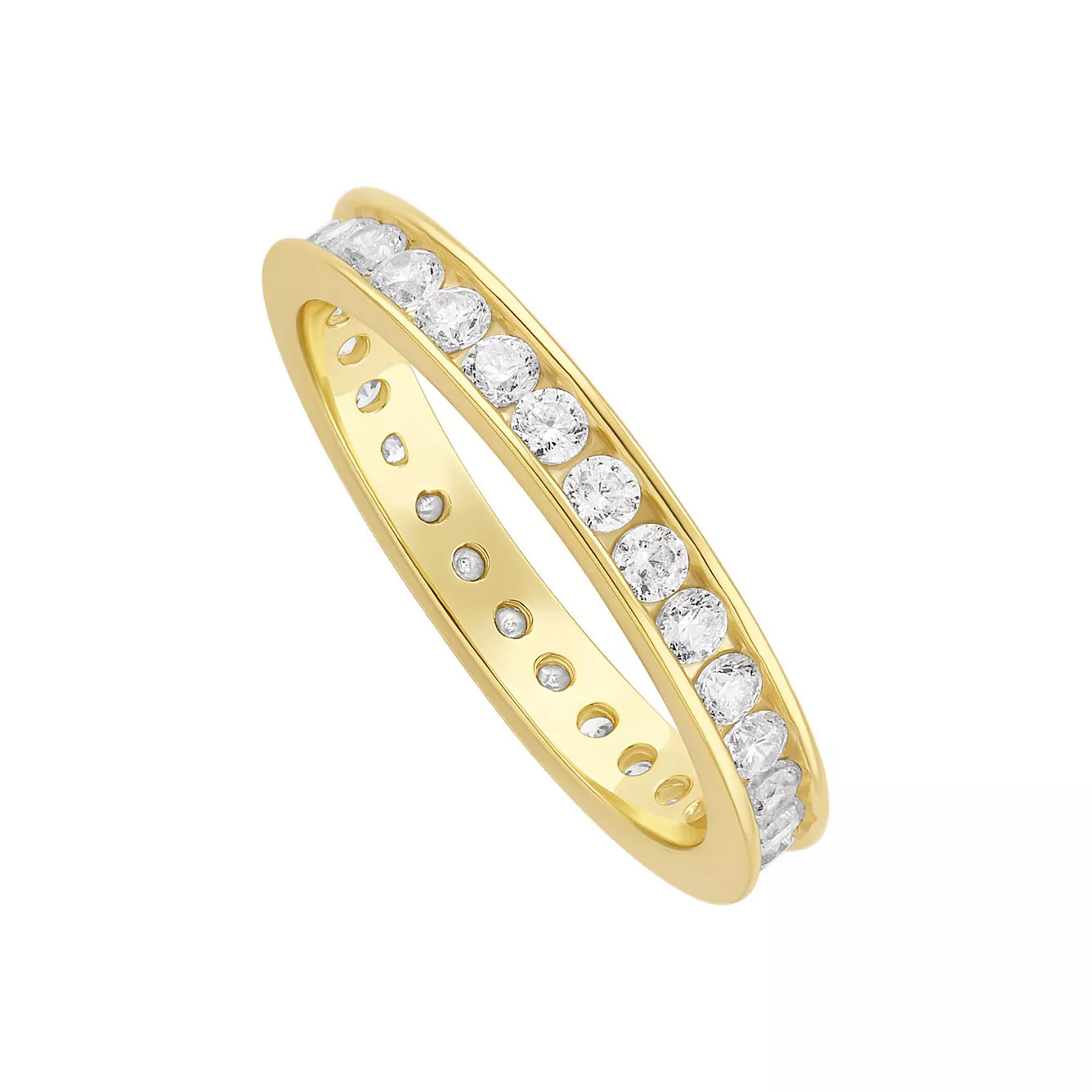 PRIMROSE Cubic Zirconia Channel Band Ring | Kohl's