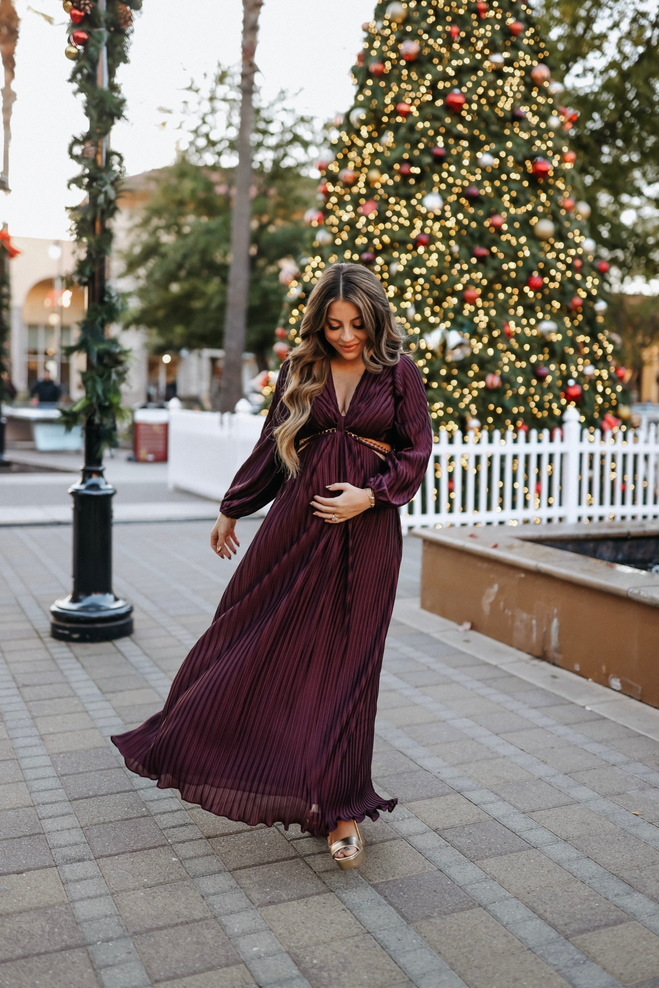 Cutest holiday party maxi dress. Wearing 2 petite (sized up for baby bump).

Bump style
Holiday outfit
Holiday dress
White House black market 

#LTKsalealert #LTKHoliday #LTKbump