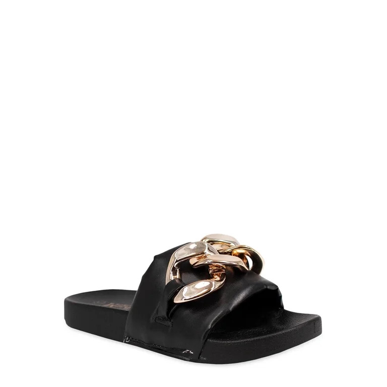 Mudd Women's Chain Pool Slide Sandal | Walmart (US)