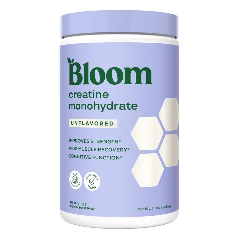 Bloom Nutrition Creatine Monohydrate Powder, Unflavored, 40 Servings | Walmart (US)