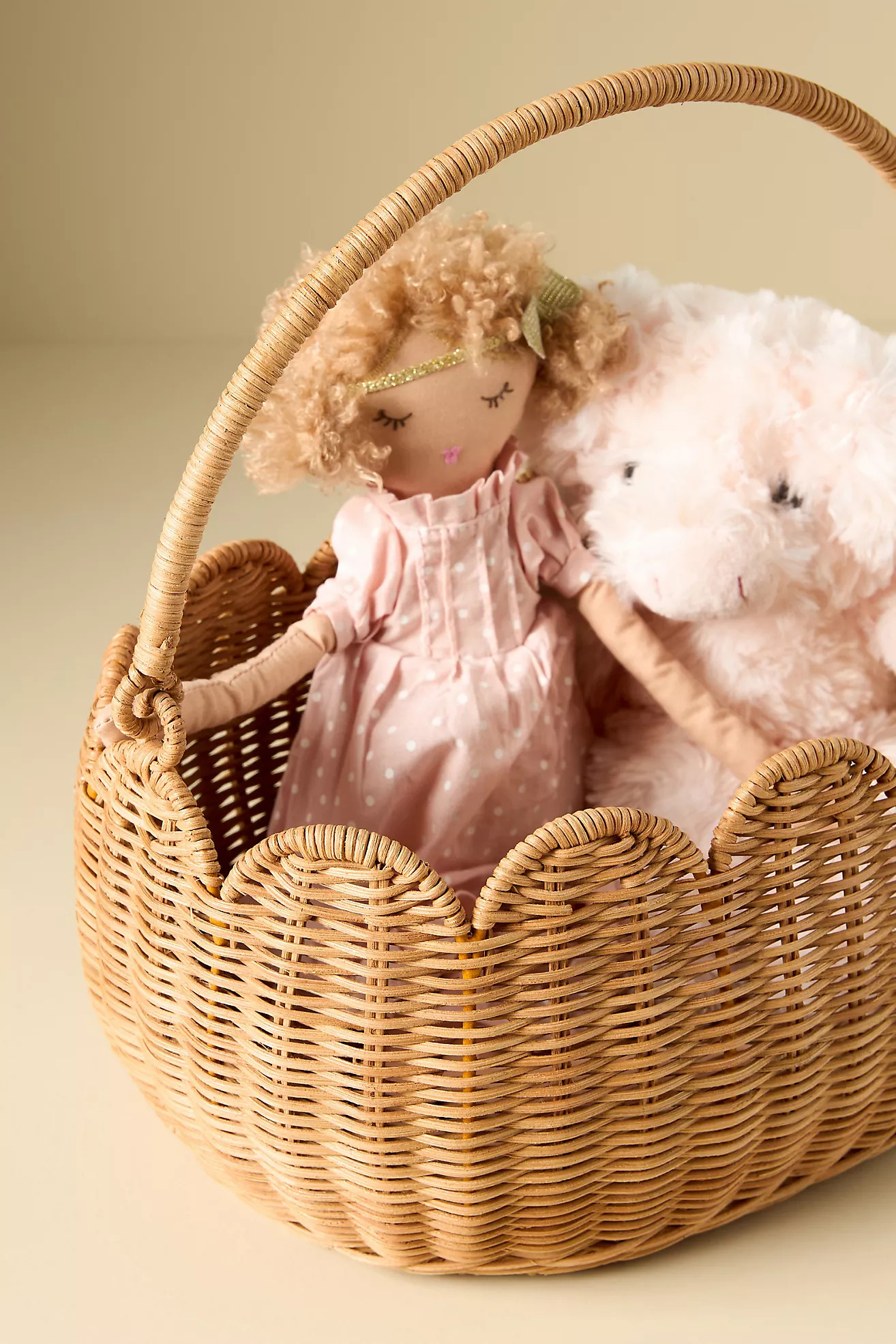 Olli Ella Petal Kids Basket | Anthropologie (US)