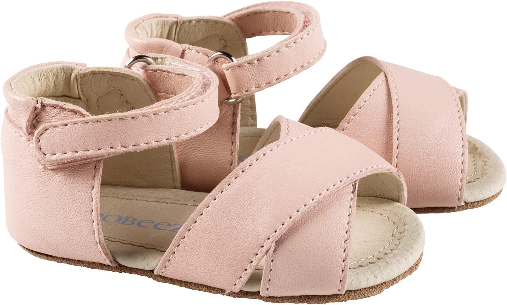 Robeez First Kicks Baby Girl and Unisex Sandals for Infant/Toddlers - 0-24 Months | Amazon (US)