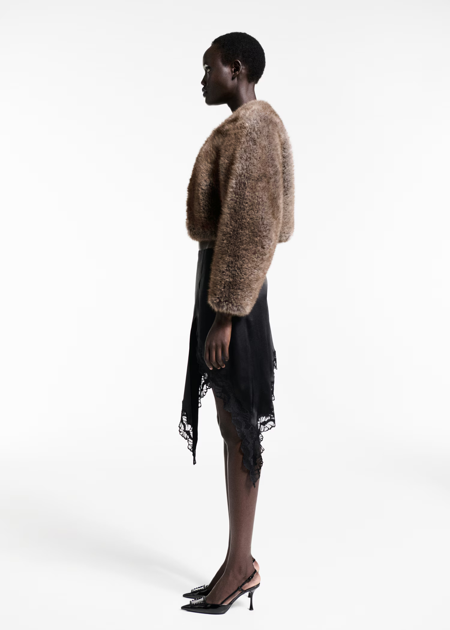 Fur effect jacket - Women | MANGO USA | Mango (US/MX/AU)