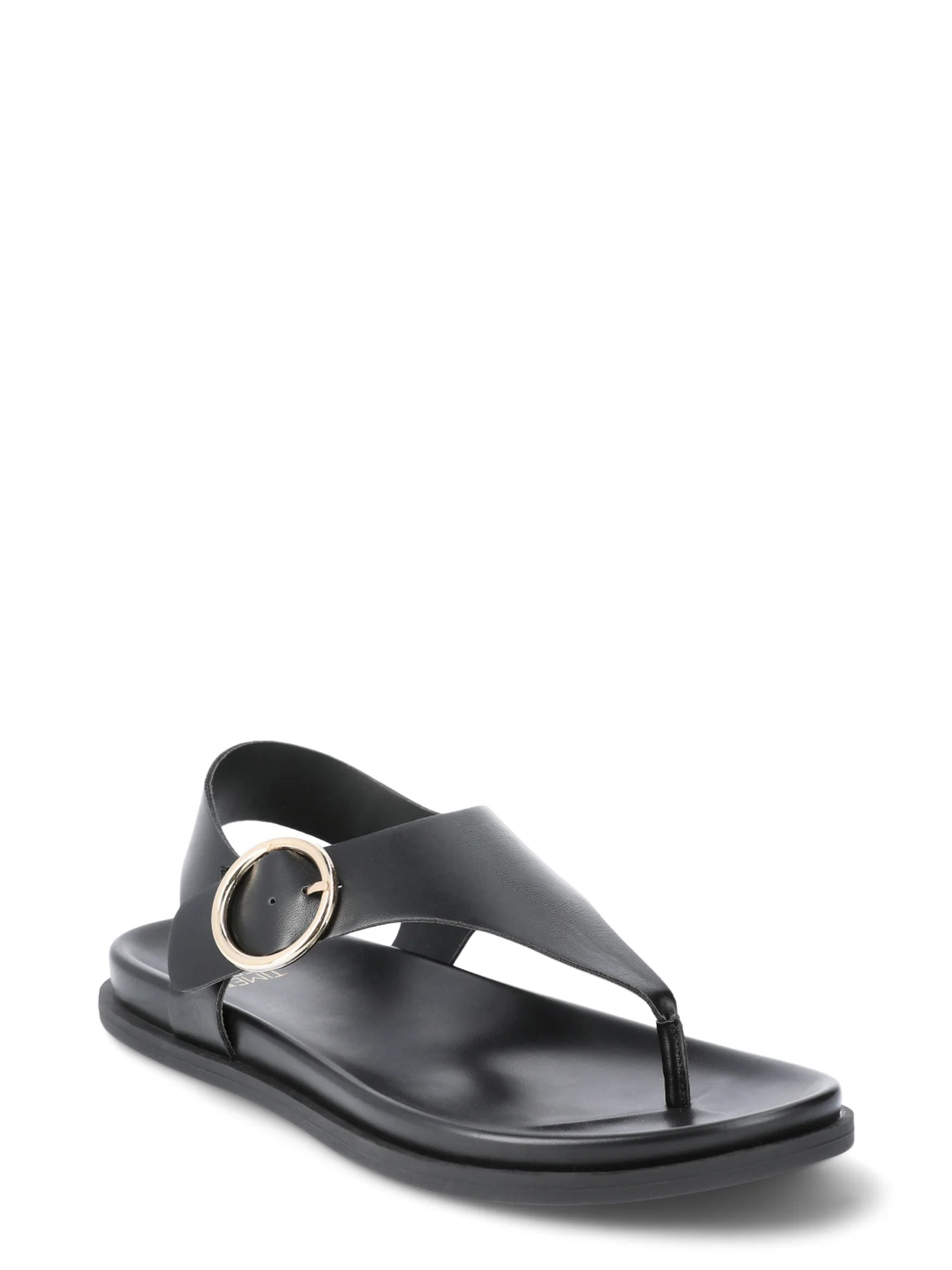 Time and Tru Women's Minimalist Buckle Sandals | Walmart (US)