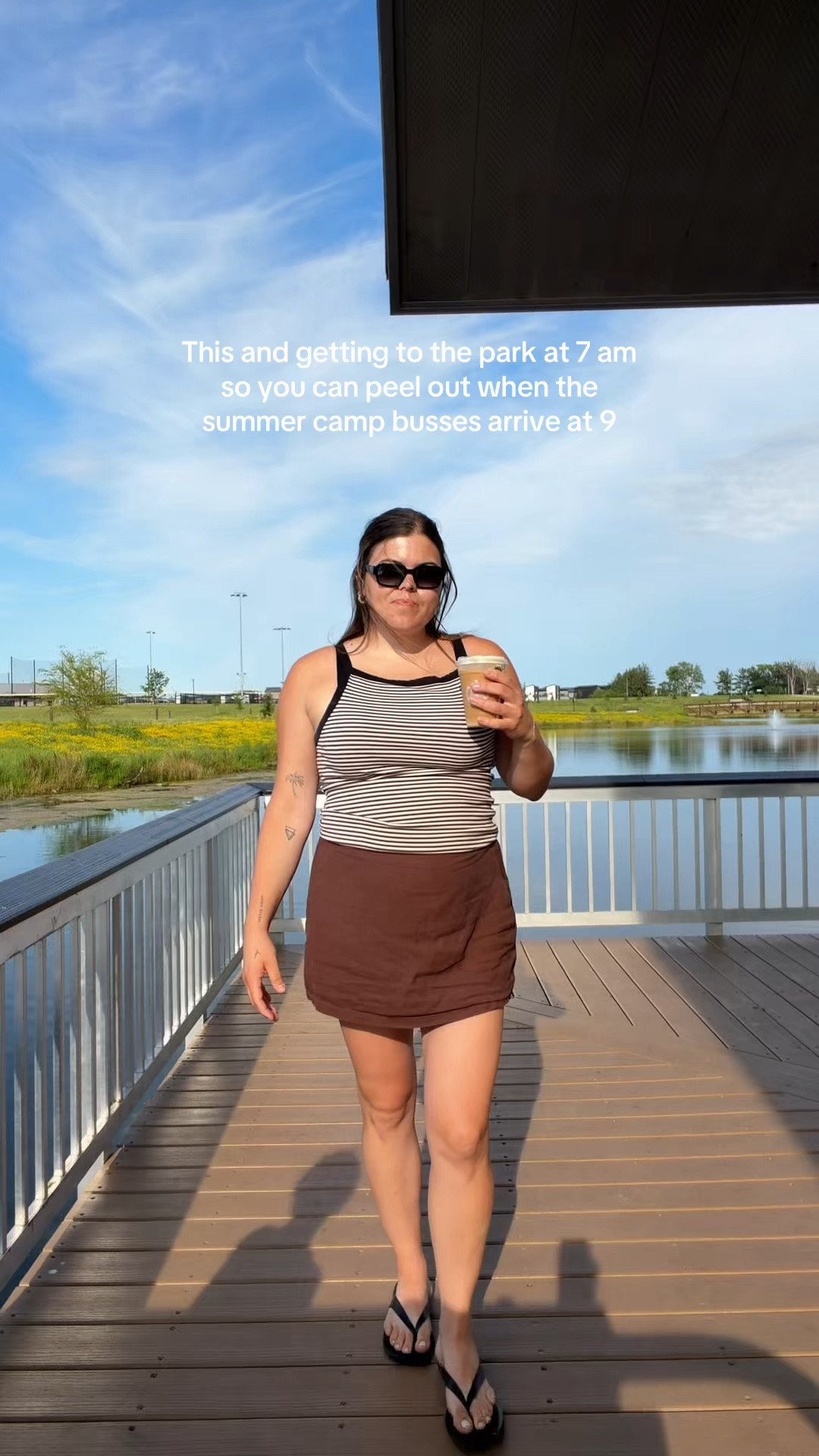 My summer ootd from old navy 
Wearing large in the ribbed tank and large in the linen blend skort
@oldnavy 
Summer, midsize, size 12, size 14, mom style, curvy outfit
