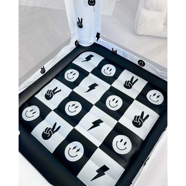 Magic Bounce House, Monochrome Smiley | Maisonette