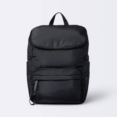 Open-Top Diaper Backpack - Black - Cloud Island™ | Target